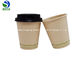 100% Biodegradable PLA Coated Paper Cup , Disposable Compostable Paper Cups