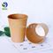 Convenient Microwavable Kraft Paper Cups Insulated Use In Supermarkets