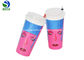 16Oz PP Plastic Coffee Cup With Carton Design Insulated Cup Body